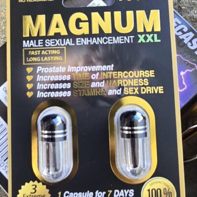 Magnum double 10000k black 24 pcs 48 pills free shipping