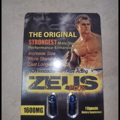 Zeus plus 1600mg doubles 3pcs 6pills